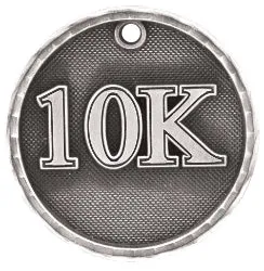 2" 3D 10K Race Medal