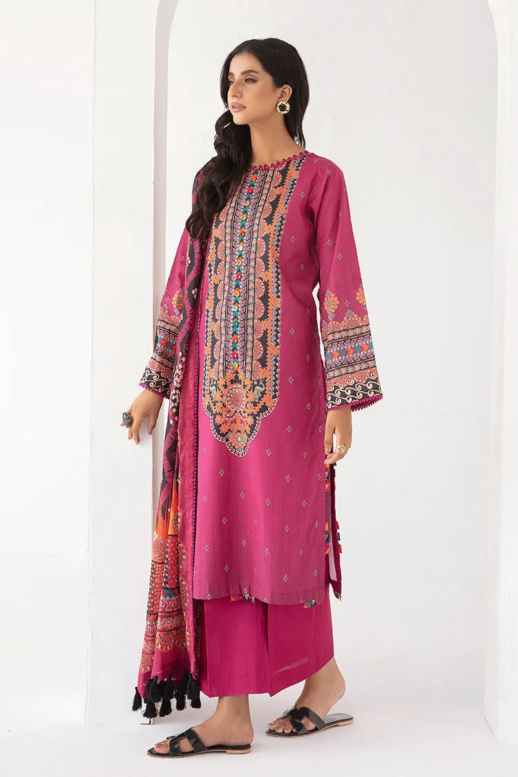 3-PC Unstitched Digital Printed Lawn Suit