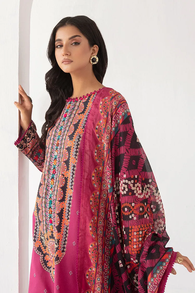 3-PC Unstitched Digital Printed Lawn Suit