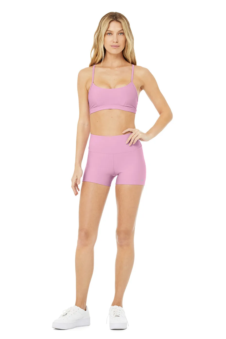 3" High-Waist Airlift Short - Pink Lavender