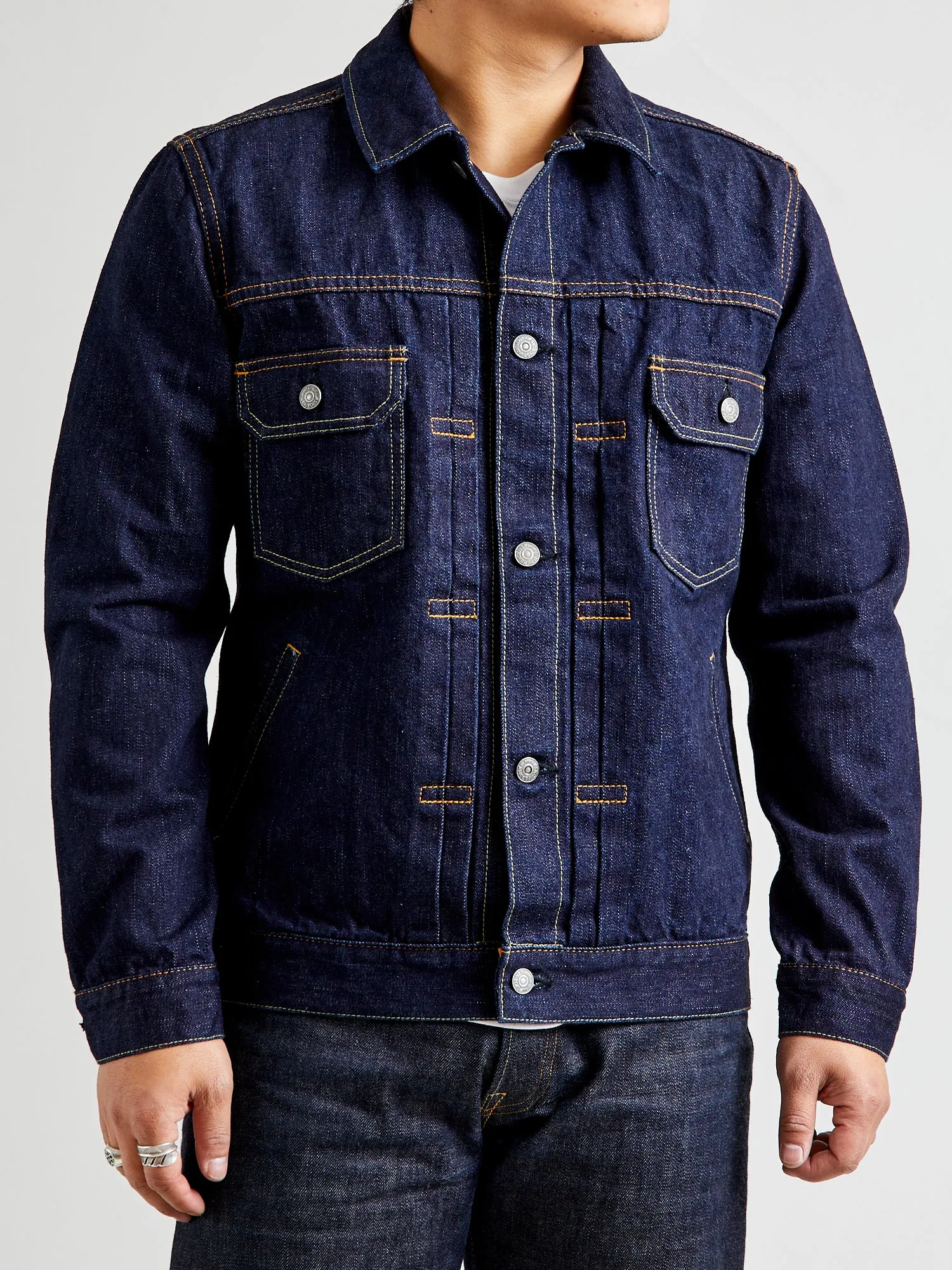 6113 14oz Type-2 Denim Jacket in Indigo