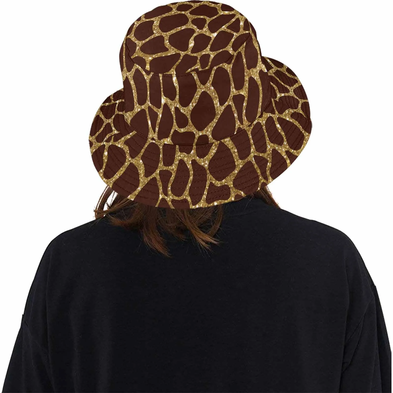 Animal print 6  Unisex Summer Single-Layer Bucket Hat