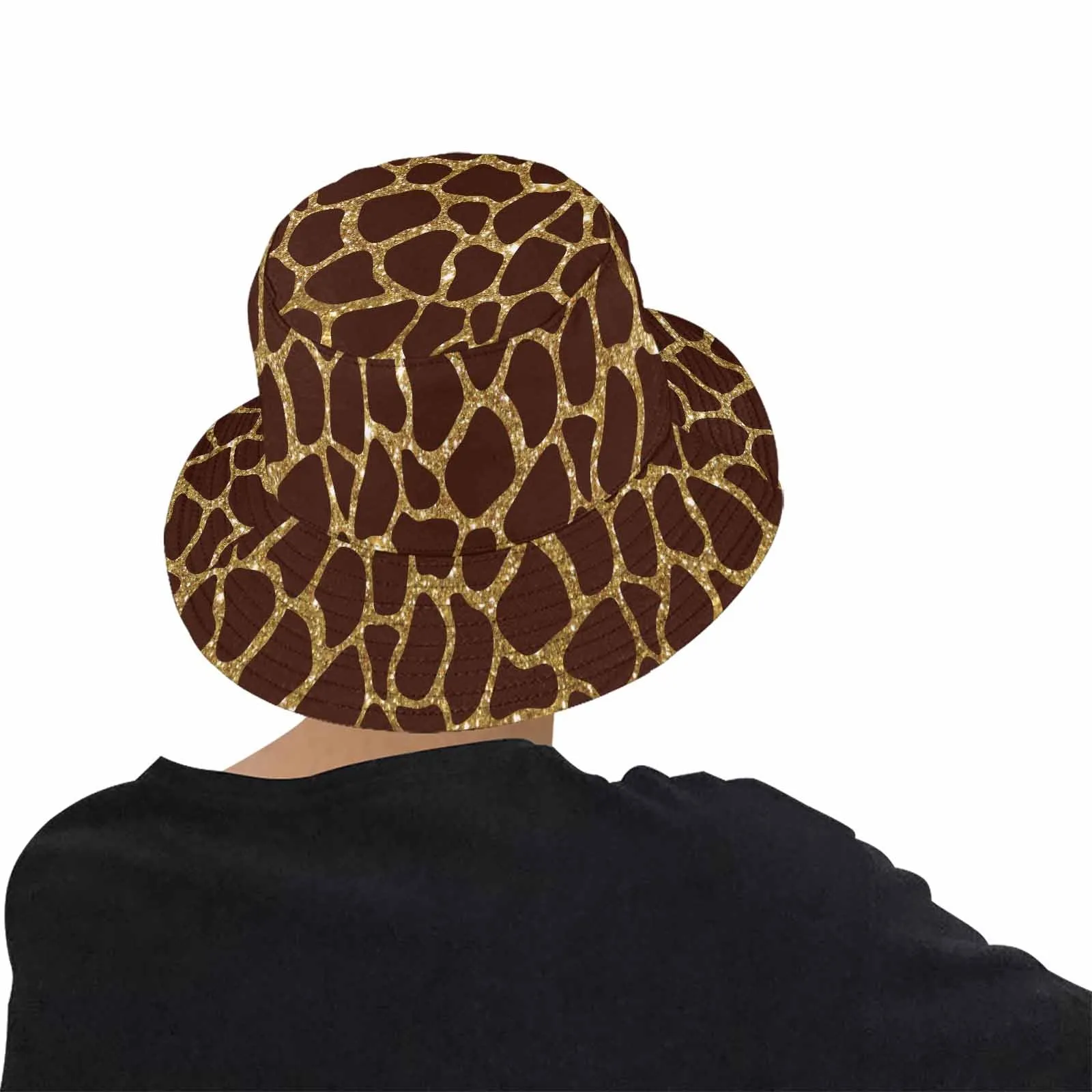 Animal print 6  Unisex Summer Single-Layer Bucket Hat