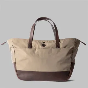 Appdale Large Beige Nylon Tote Bag