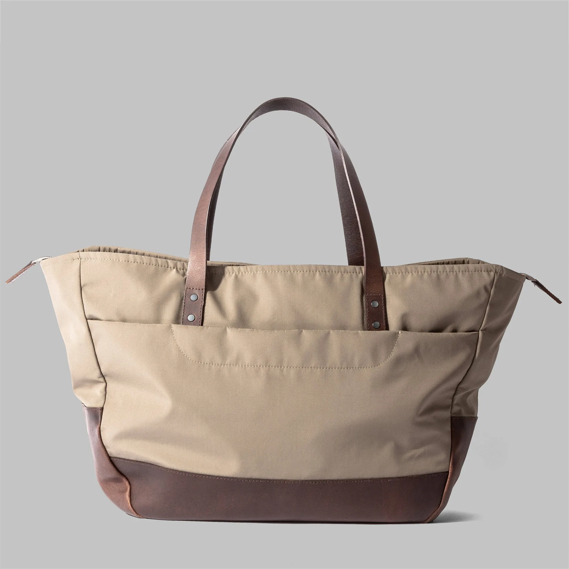 Appdale Large Beige Nylon Tote Bag