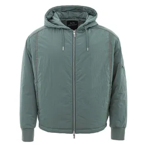 Armani Exchange Chic Green Polyamide Men's Jacket