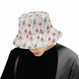 Australian Wattle 50  Unisex Summer Single-Layer Bucket Hat