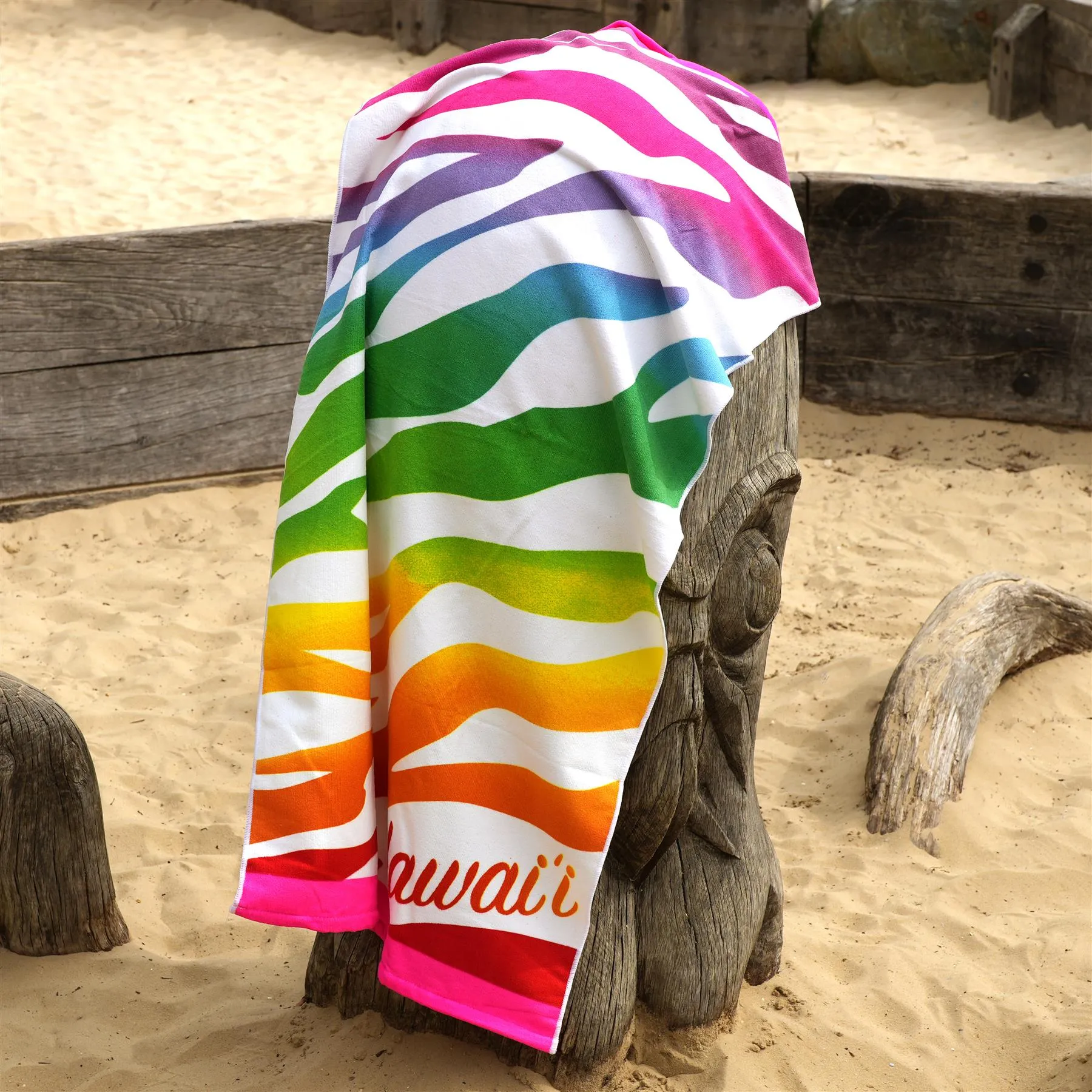 Beach Bath Towel Hawaii Design Microfibre Towel