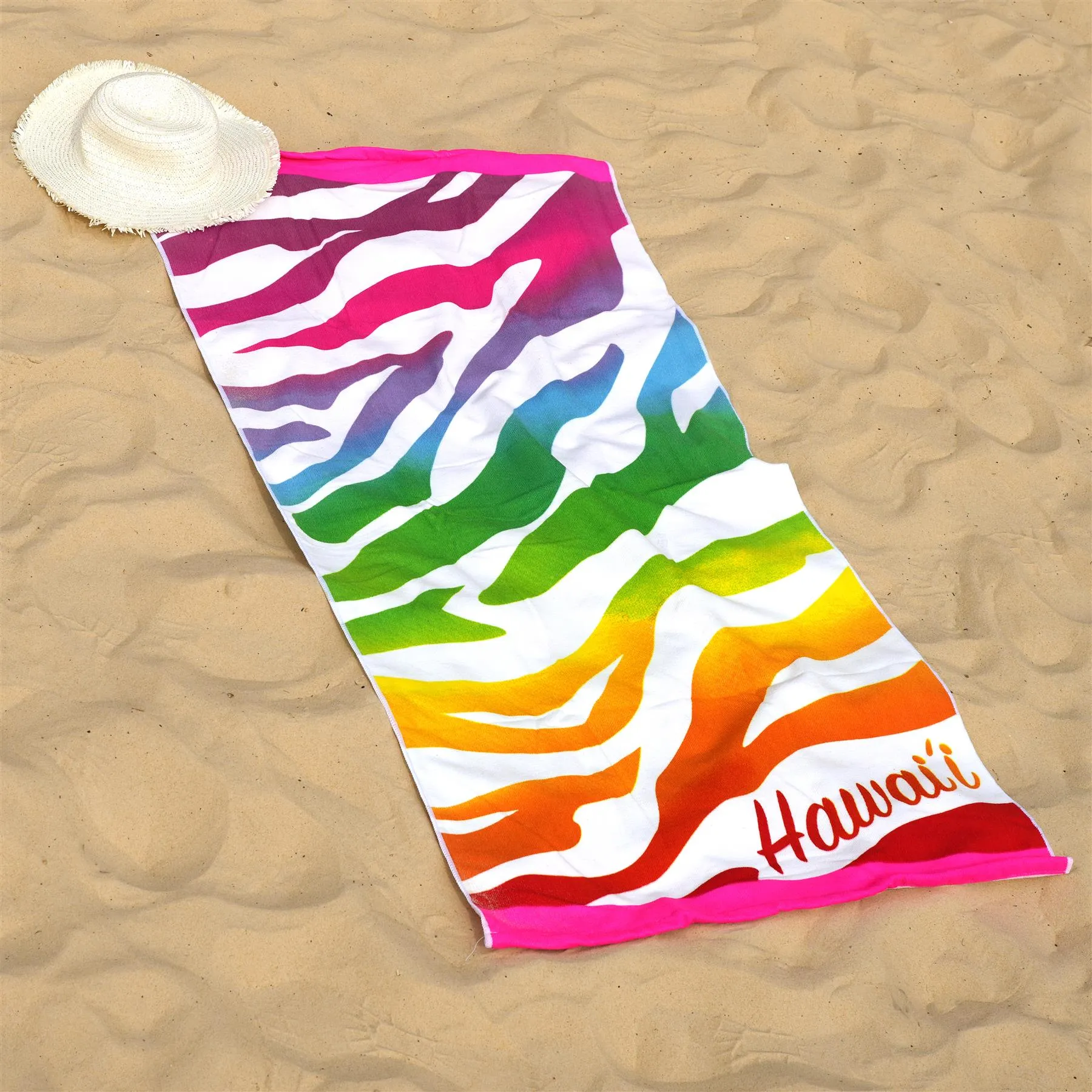 Beach Bath Towel Hawaii Design Microfibre Towel