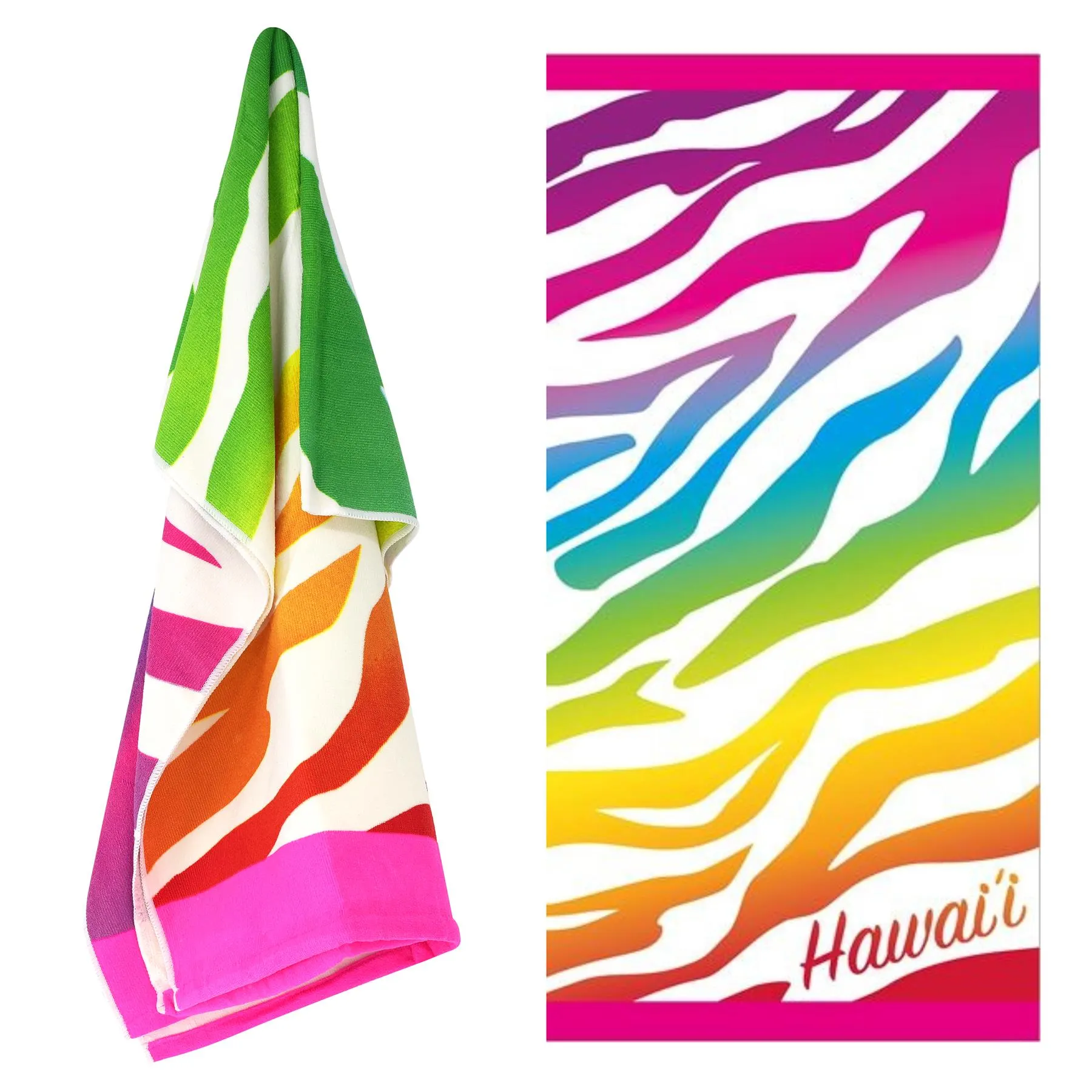 Beach Bath Towel Hawaii Design Microfibre Towel