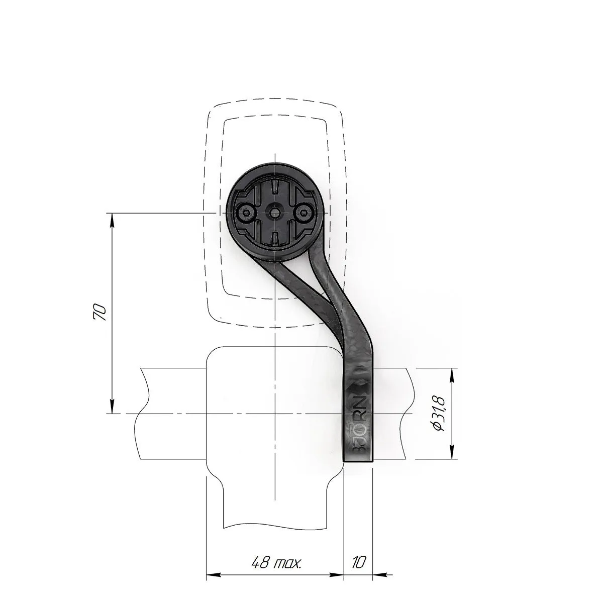 Bjōrn Lapka Computer Mount