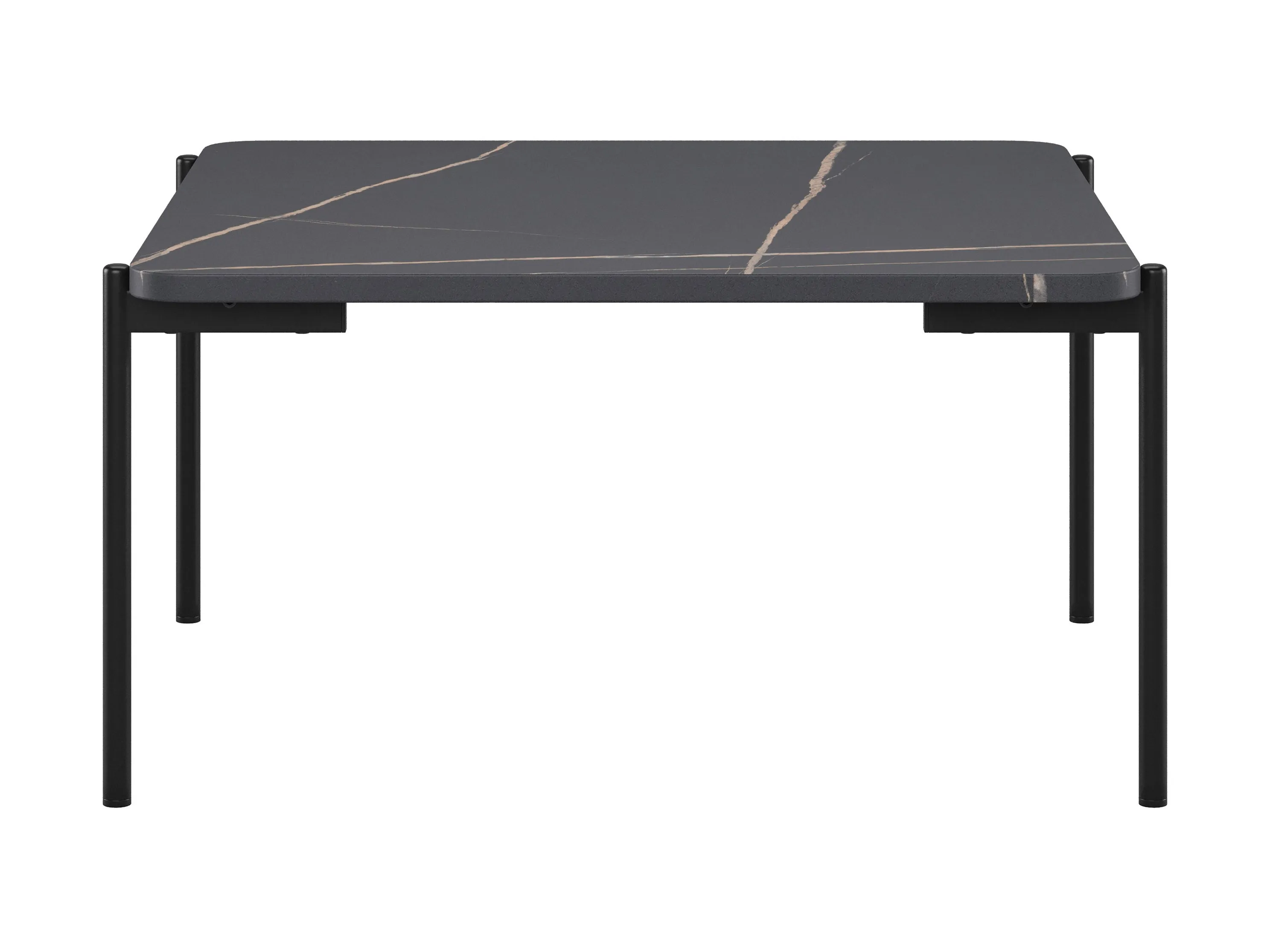 Black Marble Coffee Table Set