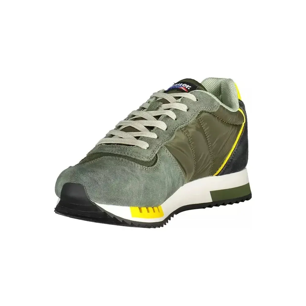 Blauer Green Leather Men Sneaker