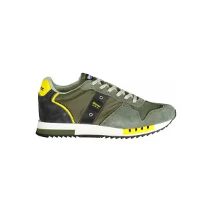 Blauer Green Leather Men Sneaker