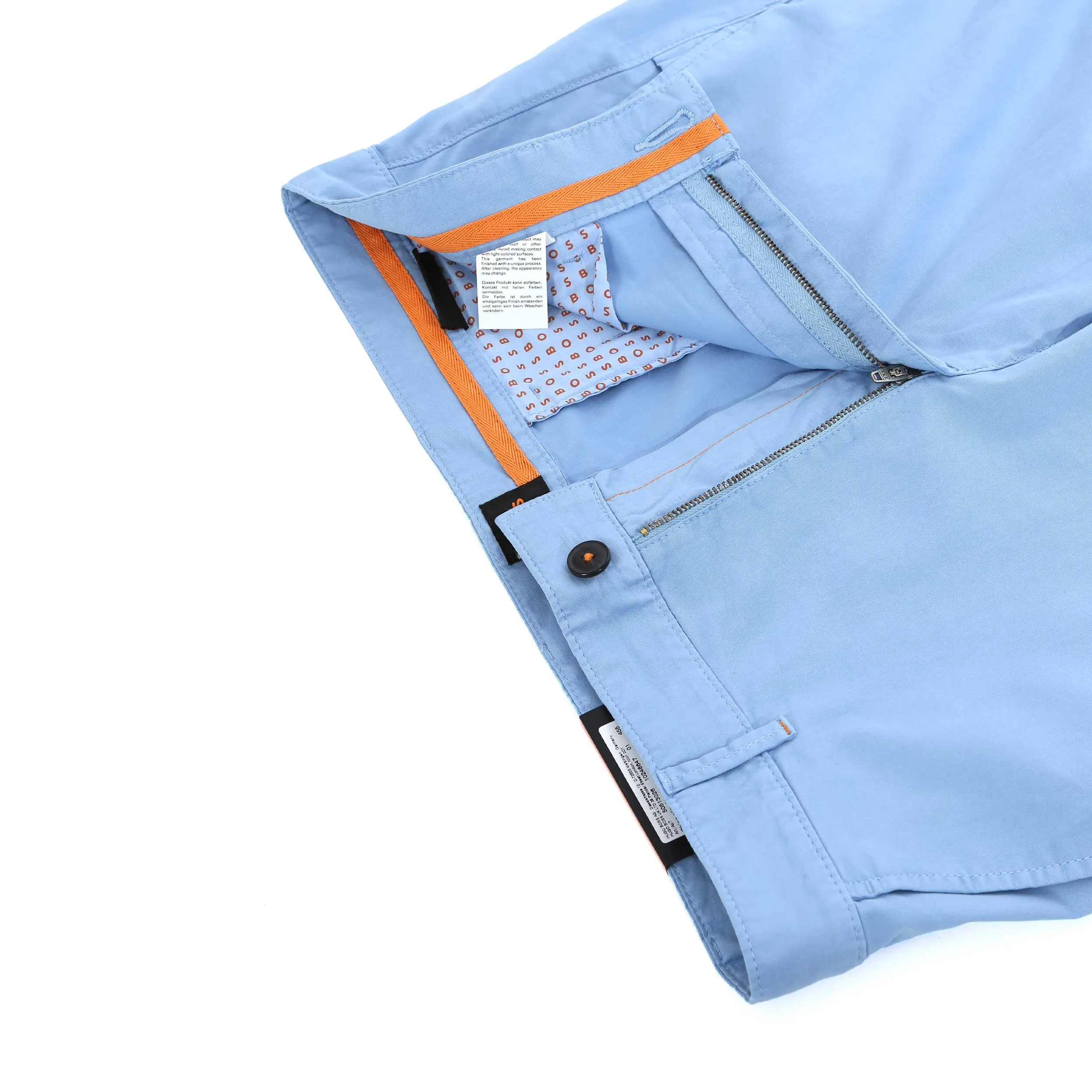 BOSS Chino Slim Shorts in Sky Blue