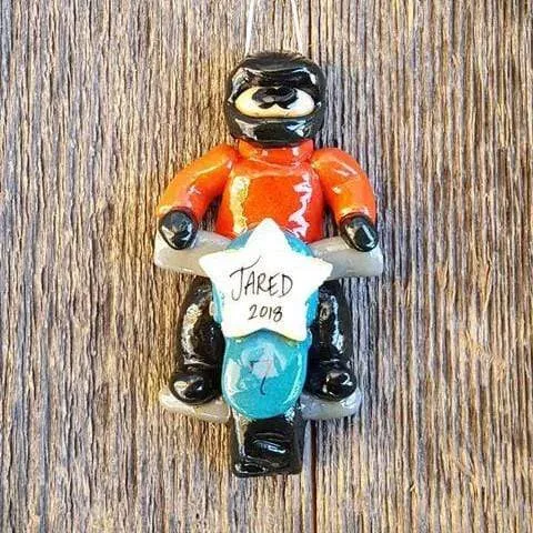 Dirt Bike Christmas Ornament