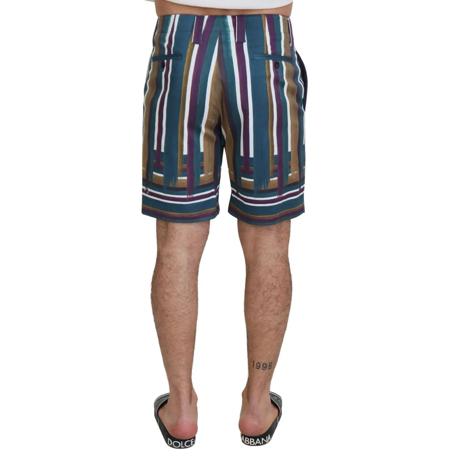 Dolce & Gabbana Chic Multicolor Chino Shorts - Regular Fit