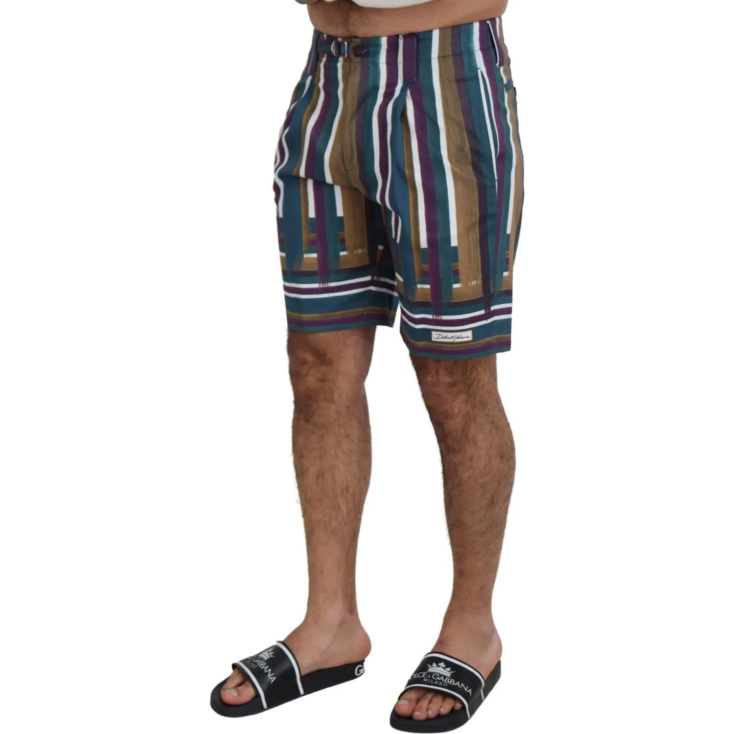 Dolce & Gabbana Chic Multicolor Chino Shorts - Regular Fit