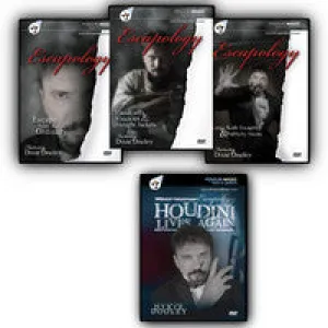 Escapology with Dixie Dooley Volumes 1-3 (  Bonus Houdini Lives DVD) [4 DVDs]