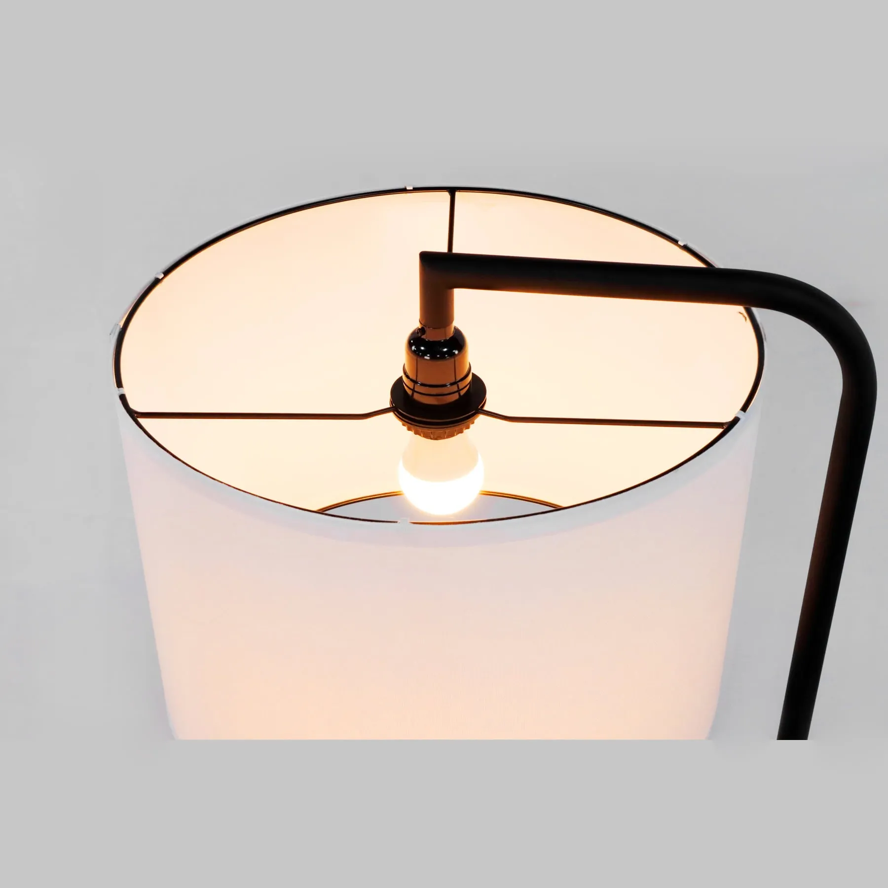 Floor Lamp with Magazine Rack