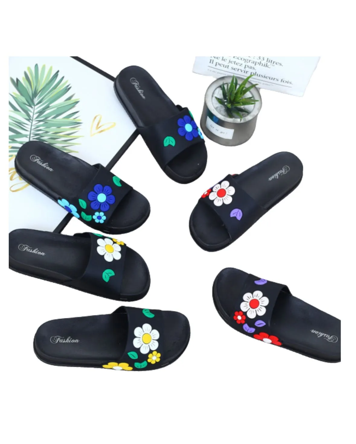 Flower PVC Home Line Sandals- King Stone Brothers and Co™️