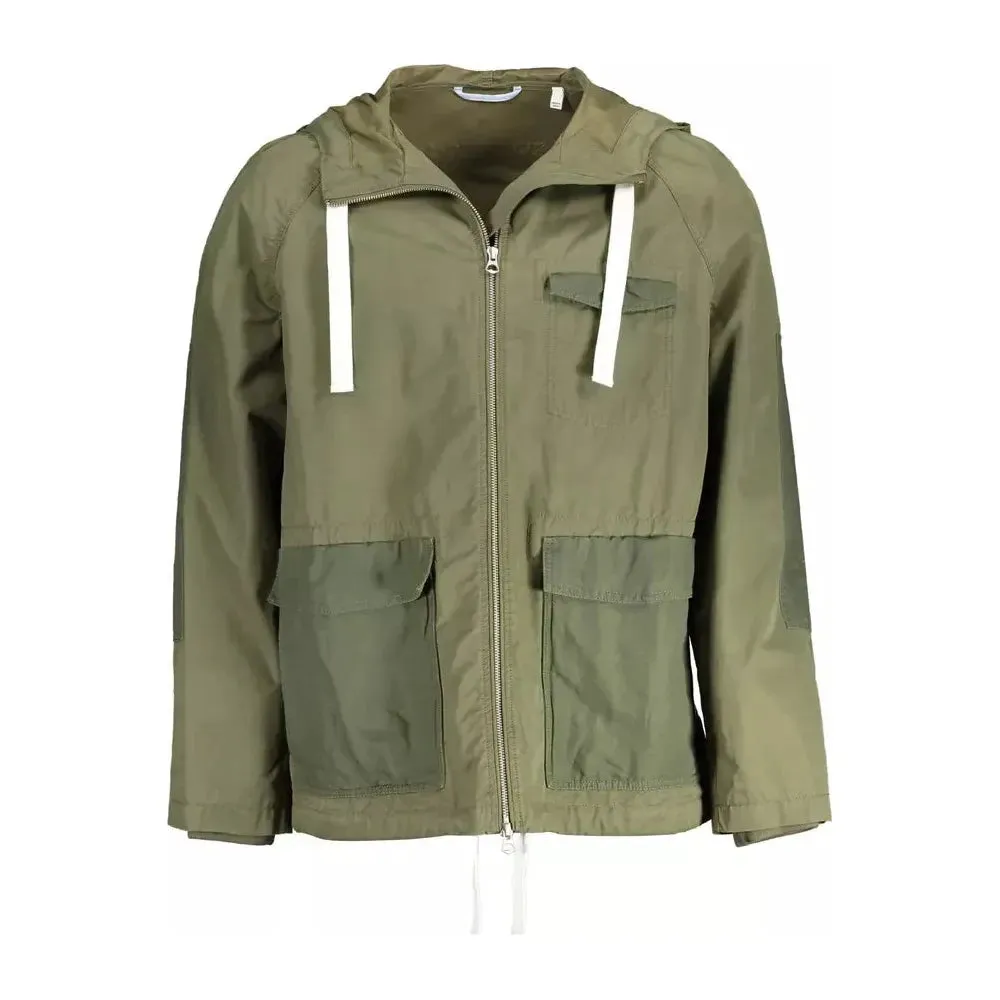 Gant Green Cotton Men Jacket