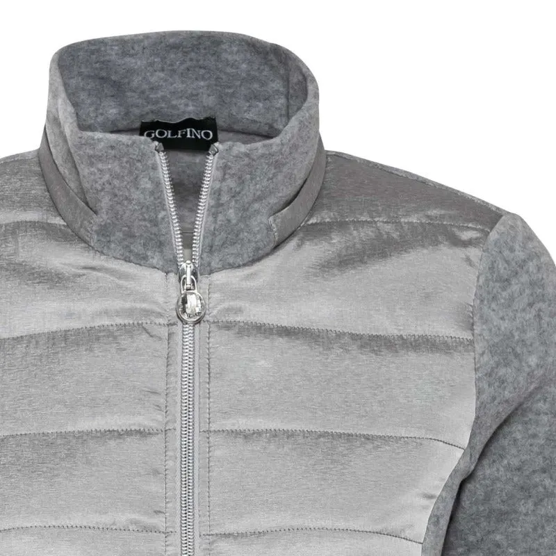 Golfino Antonella Sweat Jacket - Grey Flannel