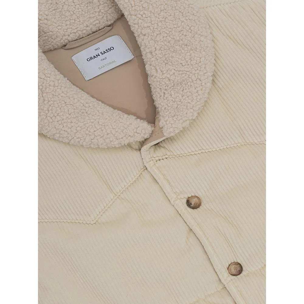 Gran Sasso White Cotton Jacket