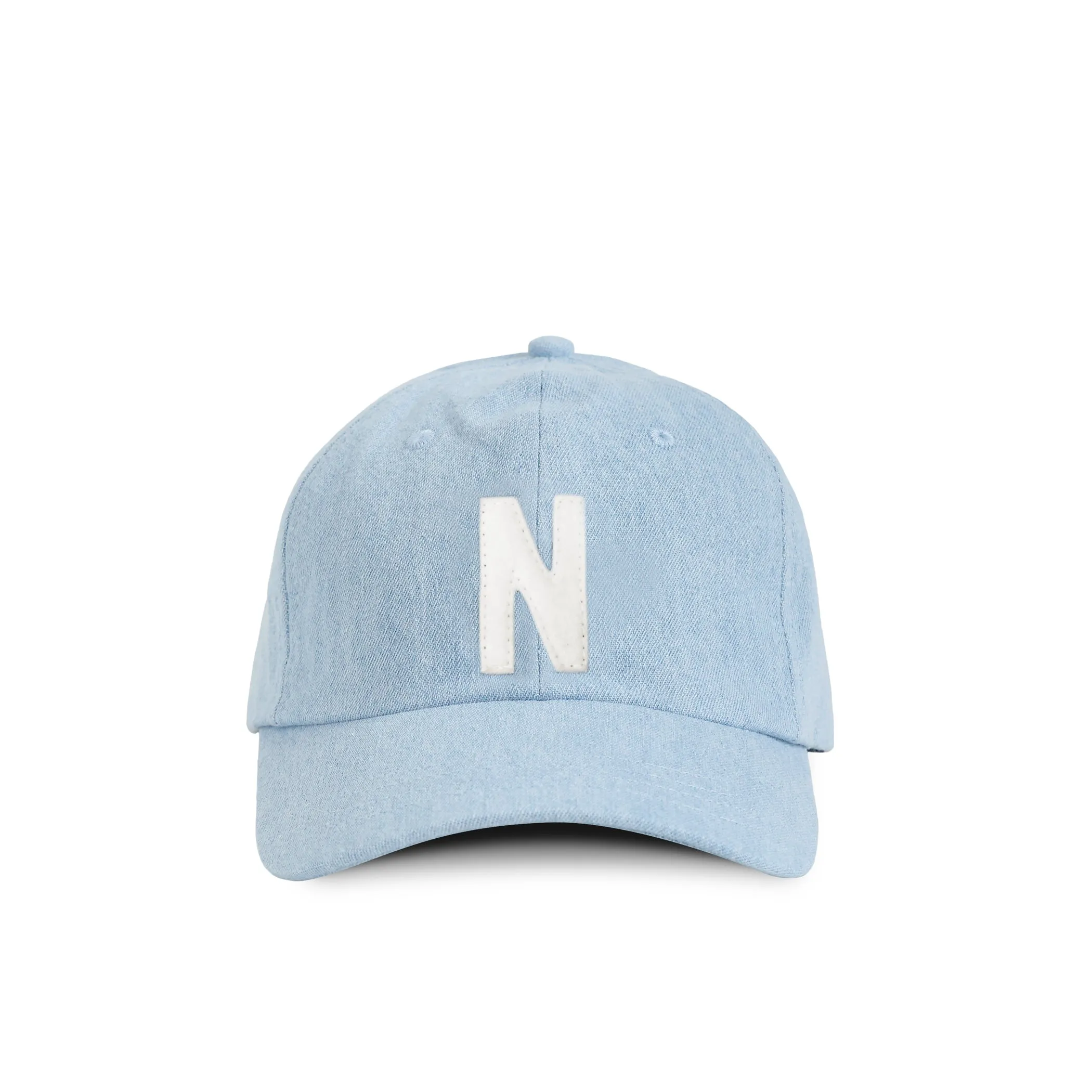 Kids Letter N Baseball Hat Denim