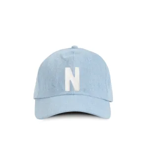 Kids Letter N Baseball Hat Denim