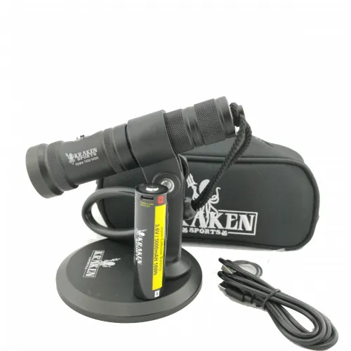 Kraken Sports Hydra 1500 Wide\Spot\Red\Auto Off Scuba diving Waterproof Light