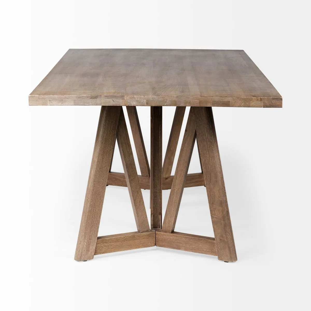 Legolas Dining Table Brown Wood | Rectangle