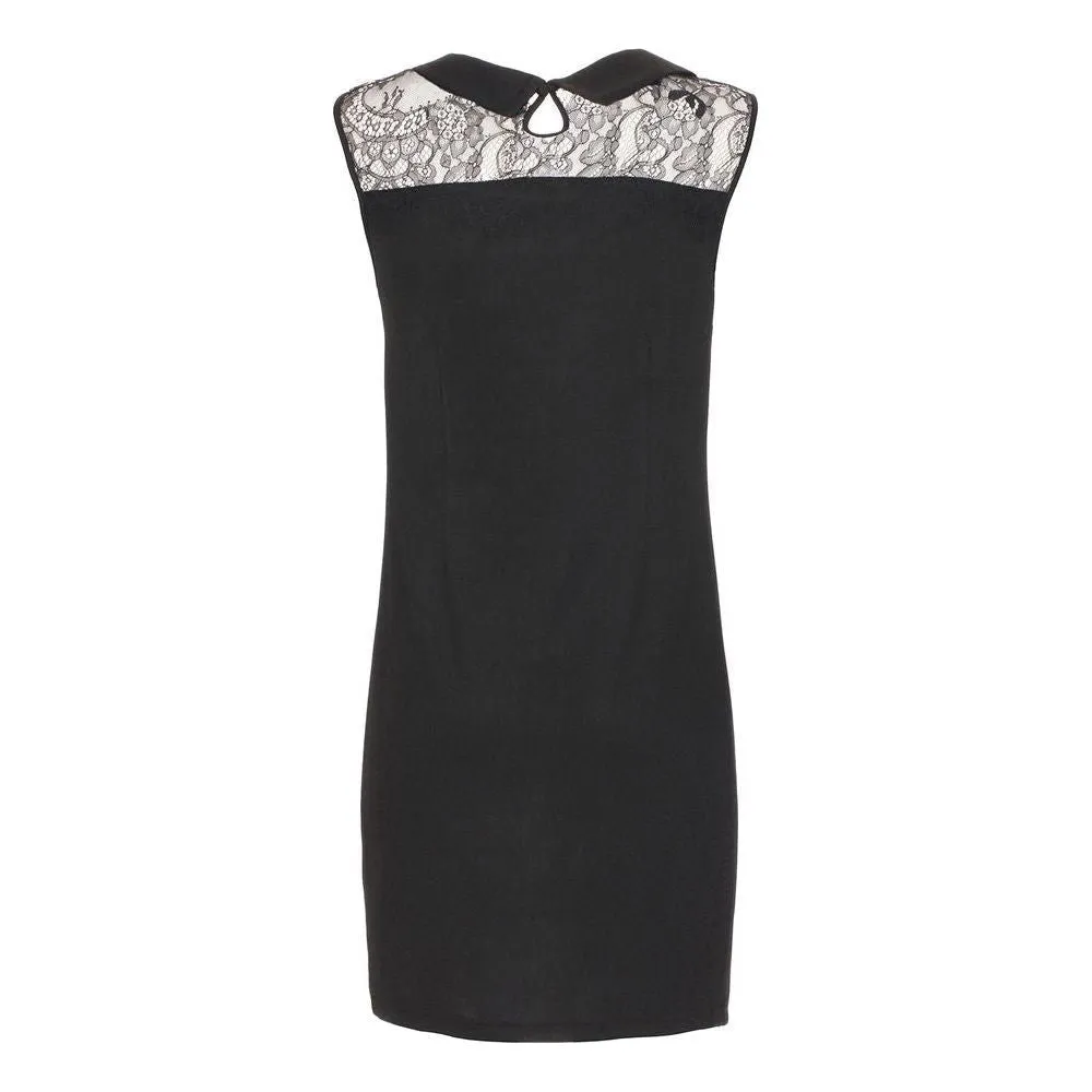 Maison Espin Black Polyester Women Dress