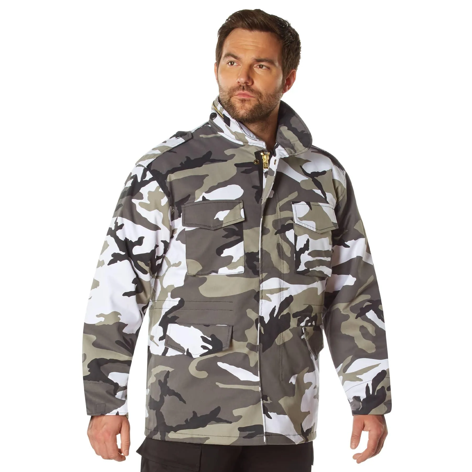 Mens Camo M-65 Field Jacket by Rothco