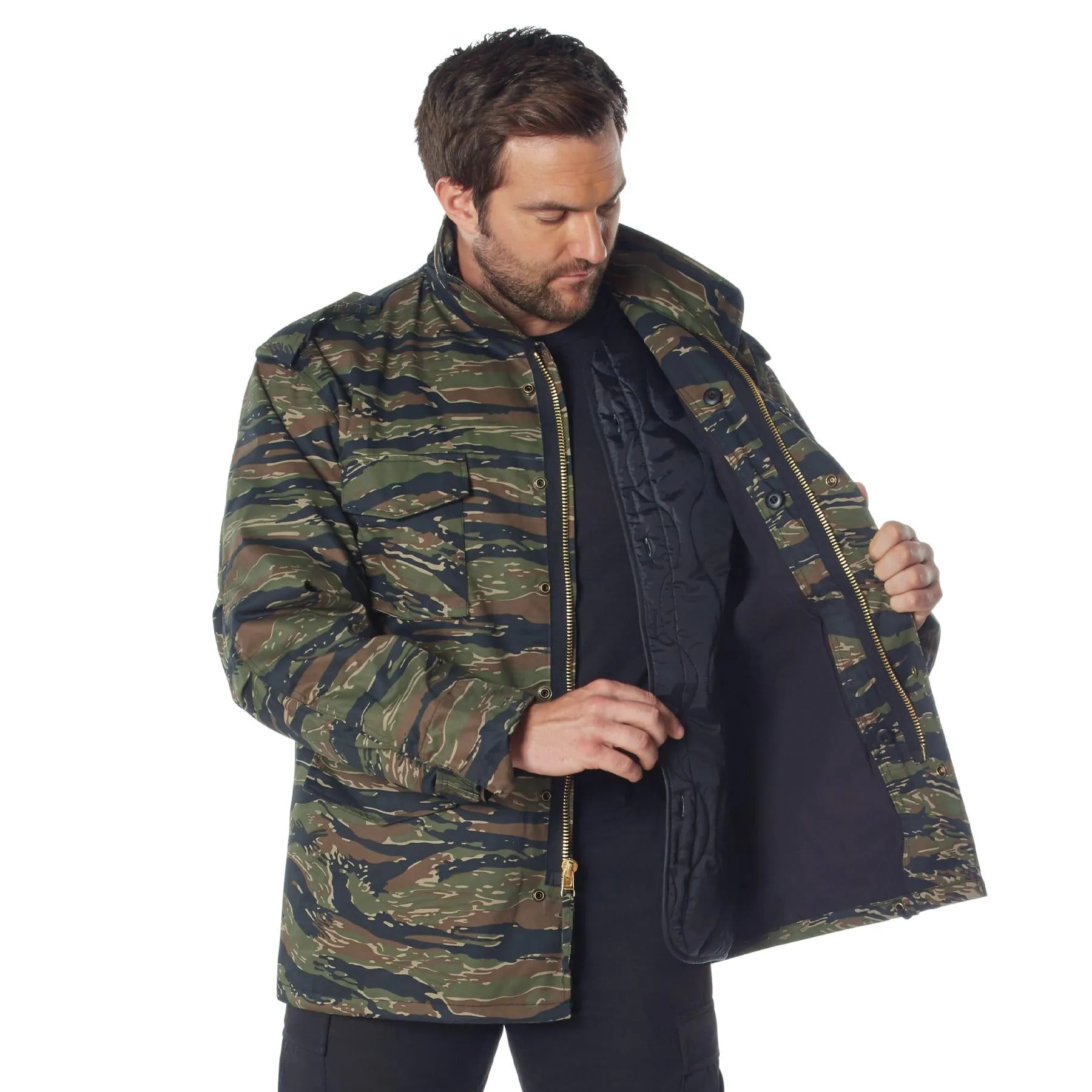 Mens Camo M-65 Field Jacket by Rothco