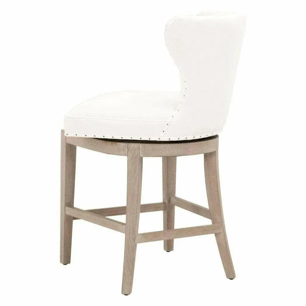 Milton Swivel Counter Stool LiveSmart Peyton-Pearl  Ash