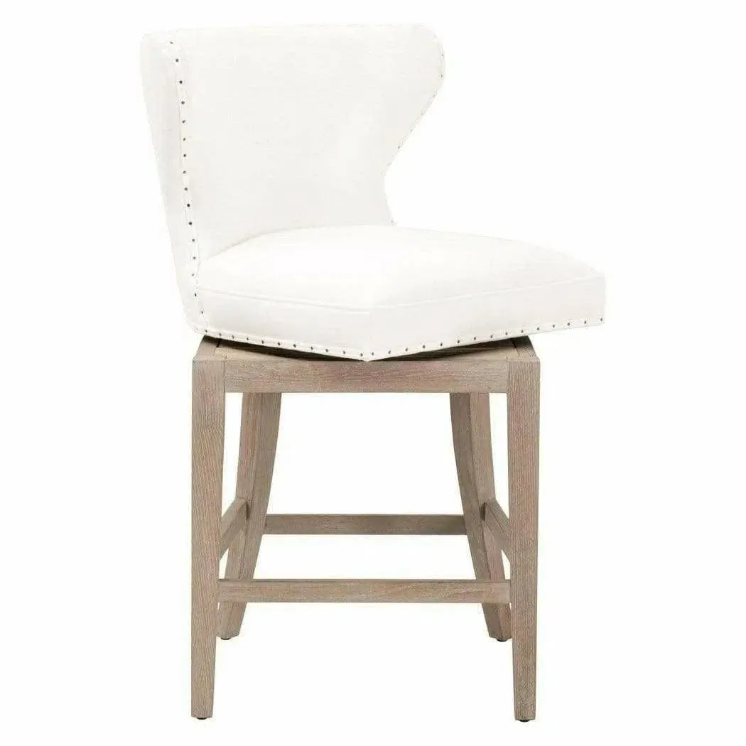 Milton Swivel Counter Stool LiveSmart Peyton-Pearl  Ash