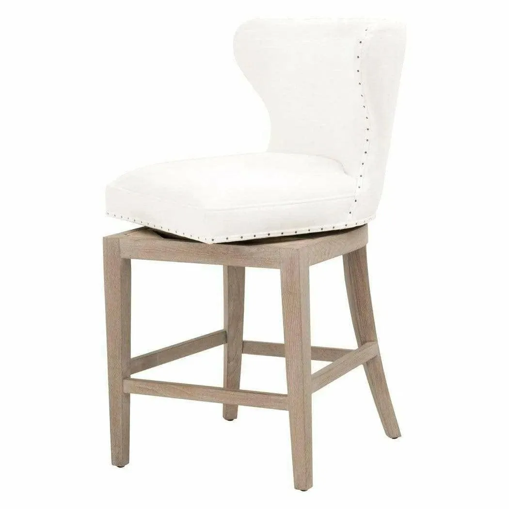 Milton Swivel Counter Stool LiveSmart Peyton-Pearl  Ash