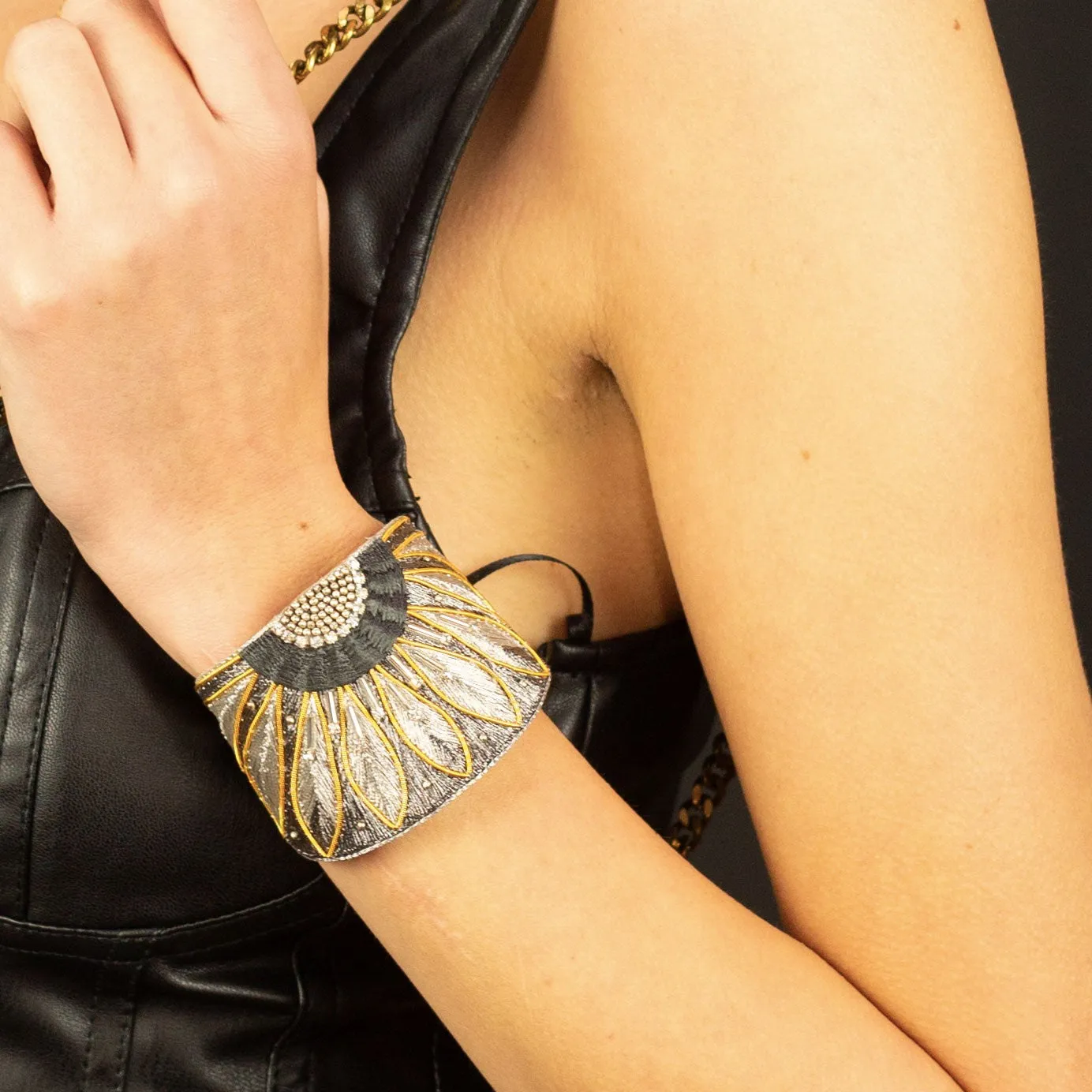 Nahua Apache Bracelet - Gunmetal