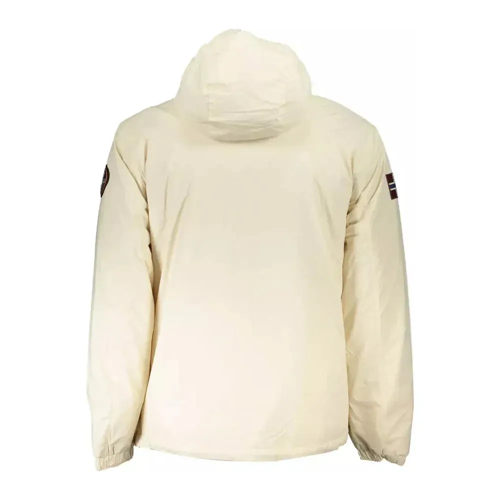 Napapijri White Polyamide Men Jacket