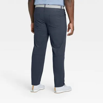 New - Men's Big & Tall Golf Pants - All in Motion Navy 34x34