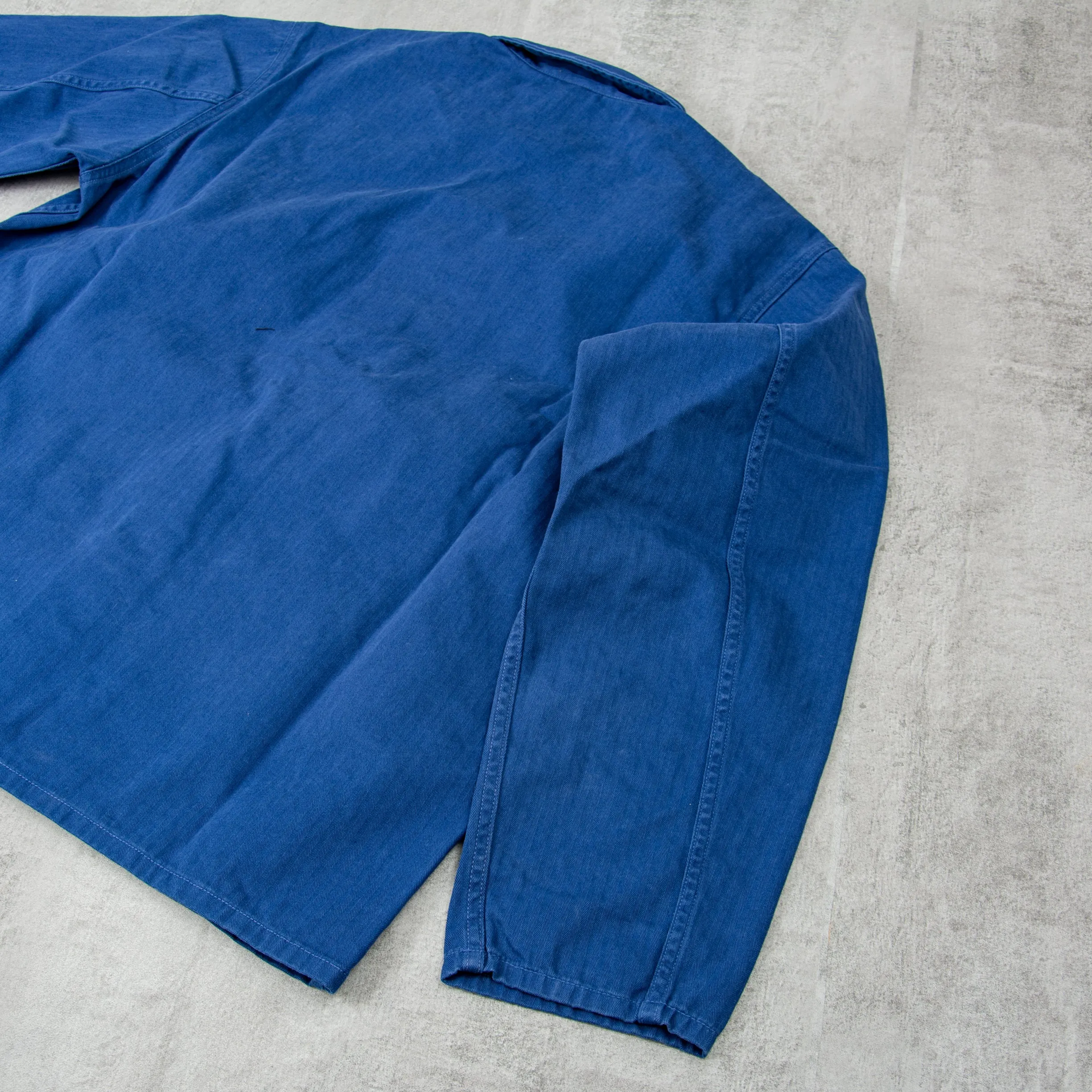 Nudie Buddy Herringbone Chore Jacket - Blue