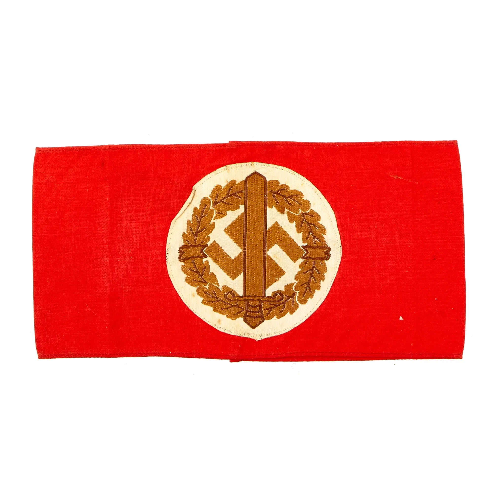 Original German WWII SA Wehrmannschaft Armband with Paper RZM Tag - RZM A4/149