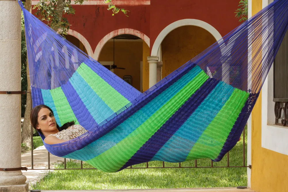 Outdoor all weather Mexican hammock in Oceanica - 3 years guarantee