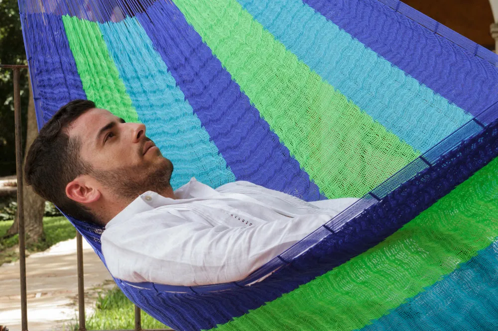 Outdoor all weather Mexican hammock in Oceanica - 3 years guarantee