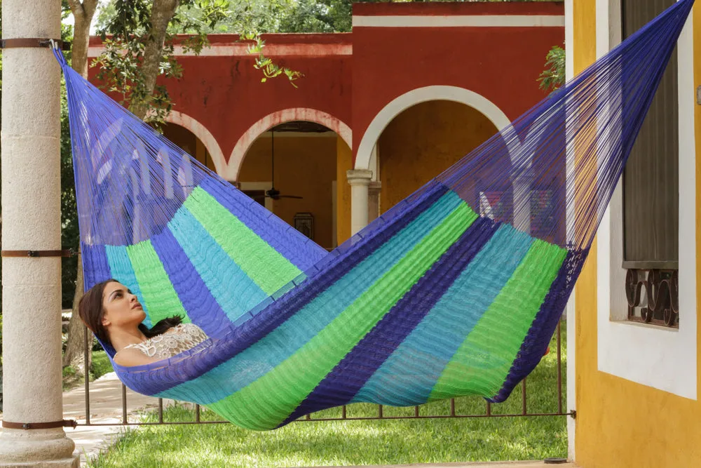 Outdoor all weather Mexican hammock in Oceanica - 3 years guarantee