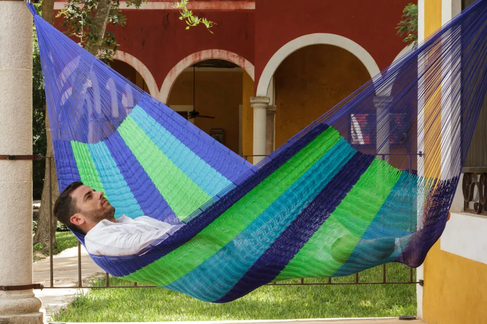 Outdoor all weather Mexican hammock in Oceanica - 3 years guarantee