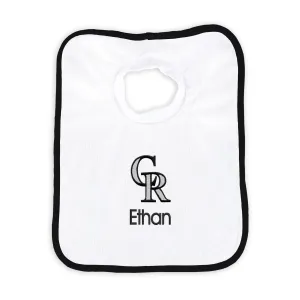 Personalized Colorado Rockies Pullover Bib