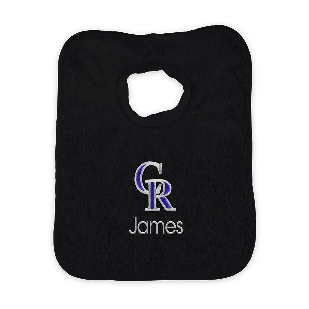 Personalized Colorado Rockies Pullover Bib