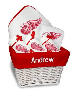 Personalized Detroit Red Wings Medium Basket - 6 Items